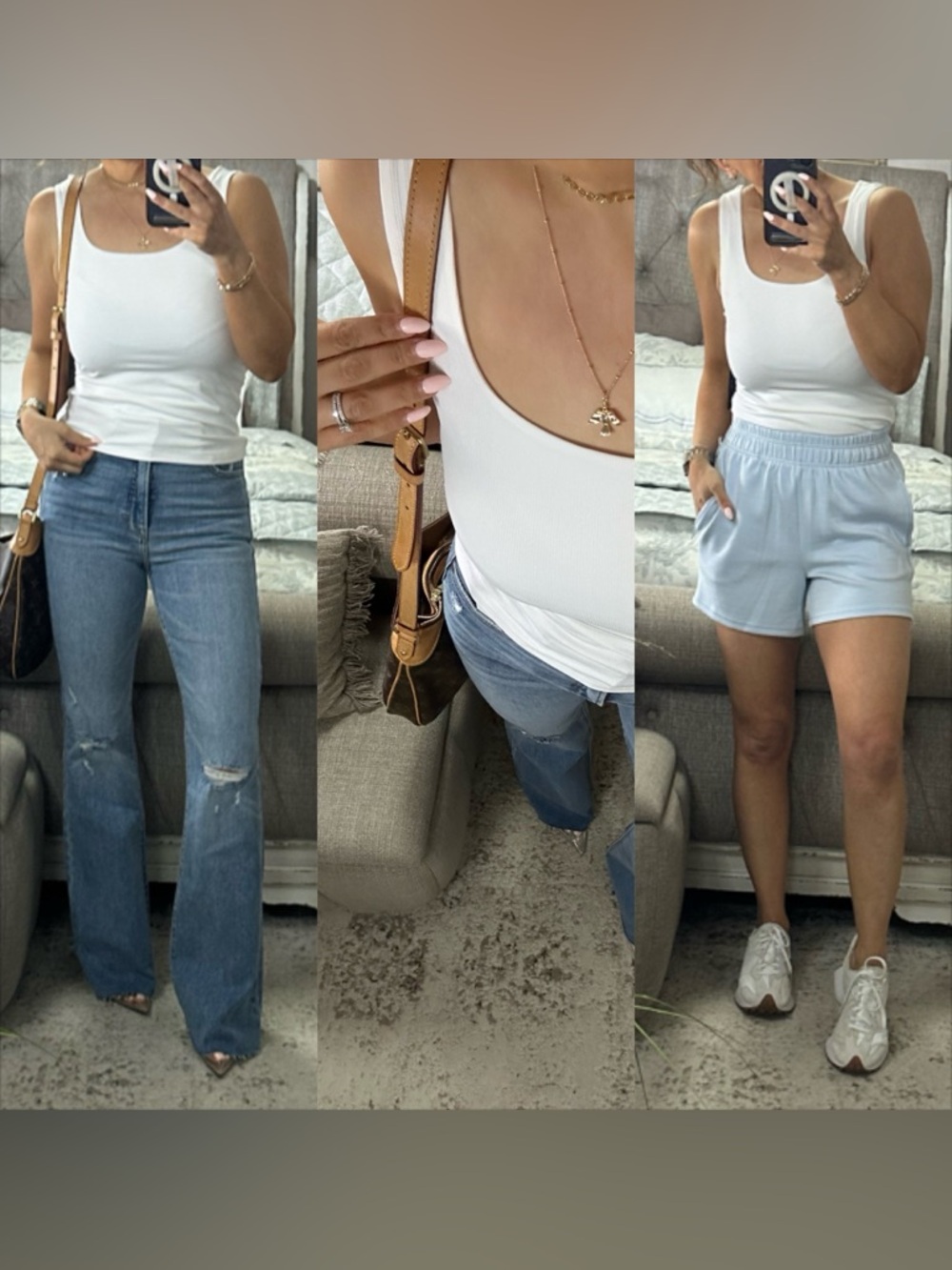 New✨ Everyday Soft n Stretchy Ribbed White Tank